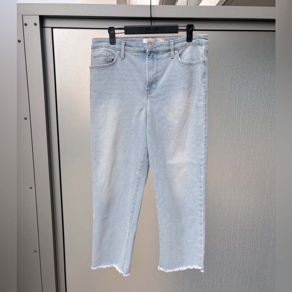 Vintage America | High Rise Straight Crop